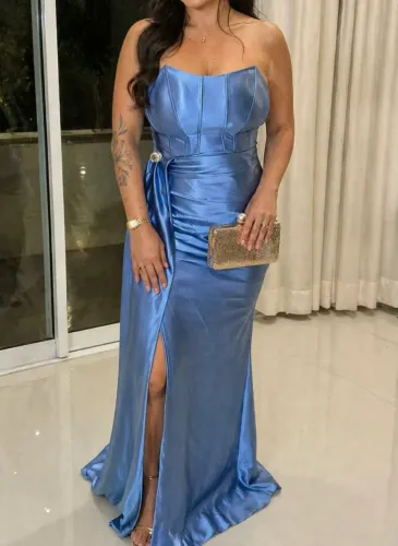 Vestido de festa Azul Serenity 