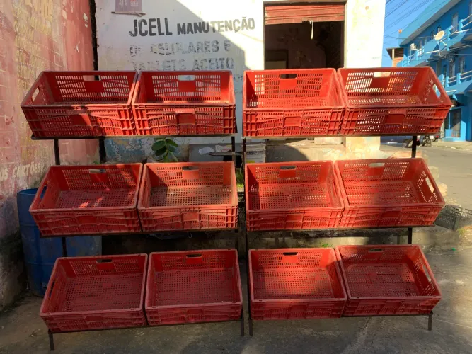 Expositor de verduras