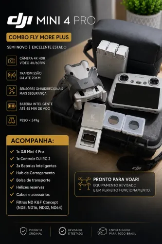 Dji mini 4 pro combo Fly more Plus