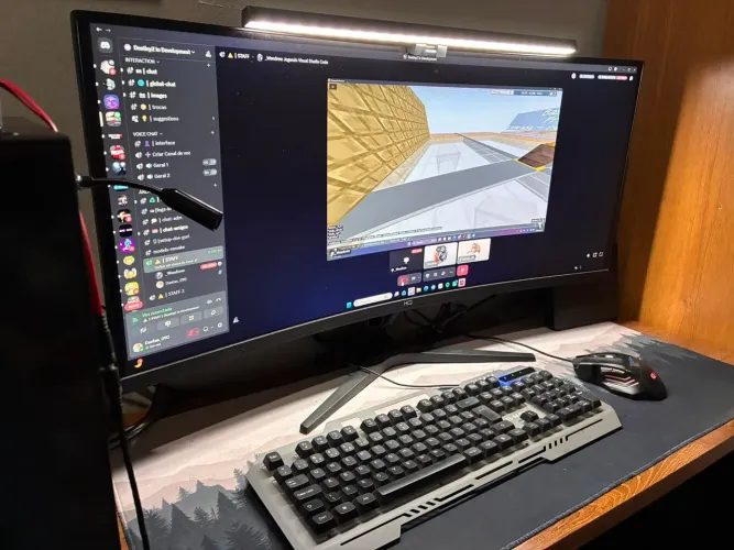 munitor curvo, 34 pl 165hz