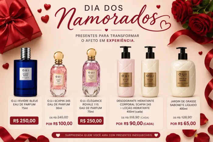 Perfume linha o Boticário francês