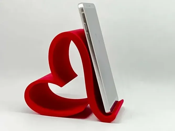 Suporte para Celular em Formato de Coração