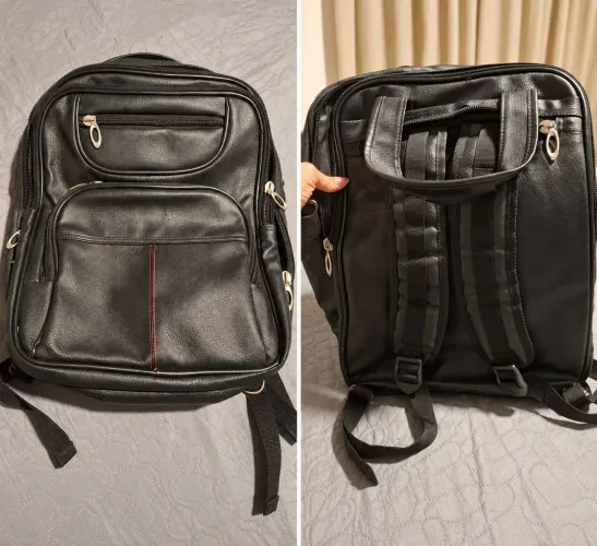 Mochila de couro (Nova!)