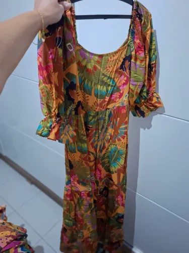 Vestido Farm longo estampado G