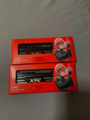2X Memória RAM XPG GAMMIX D10 8GB DDR4 3200MHz CL16 - Excelente Estado