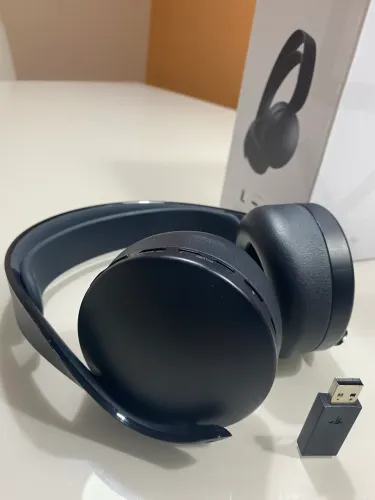 Fone de ouvido sem fio PS5 headset Pulse Elite original preto