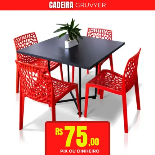 CADEIRA GRUVYER VERMELHA