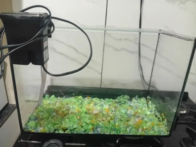 aquario com bomba 45x30