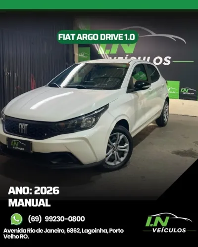 Fiat Argo Drive 1.0 6V Flex 2026