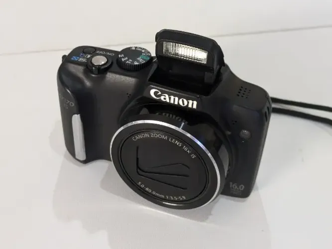 Câmera Canon Powershot Sx170 Is 16mp Completa