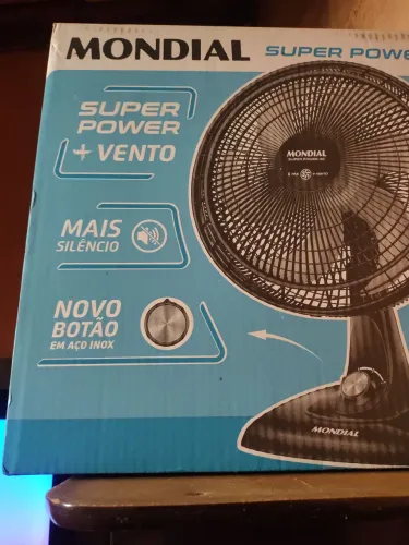 Ventilador de mesa mondial super Power novo e lacrado