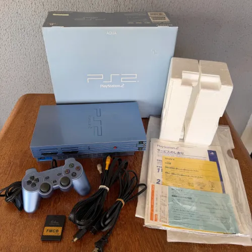 PS2 Fat Aqua