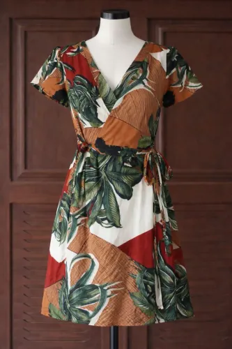 Vestido transpassado