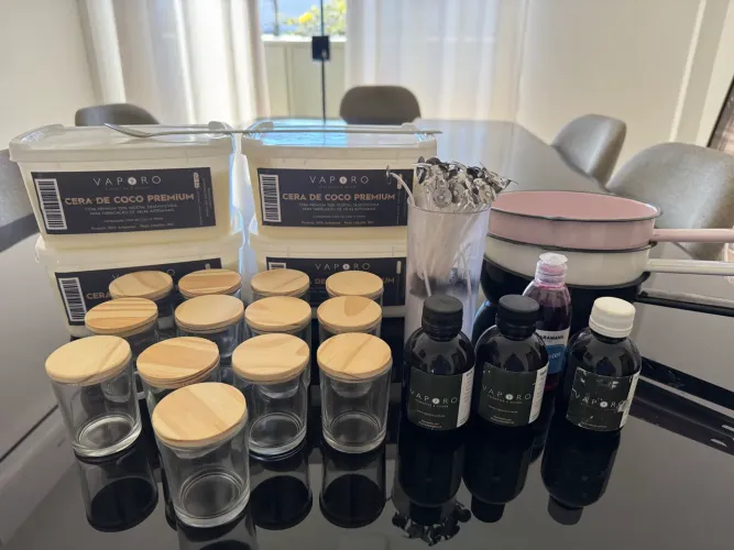 Kit para velas aromáticas 