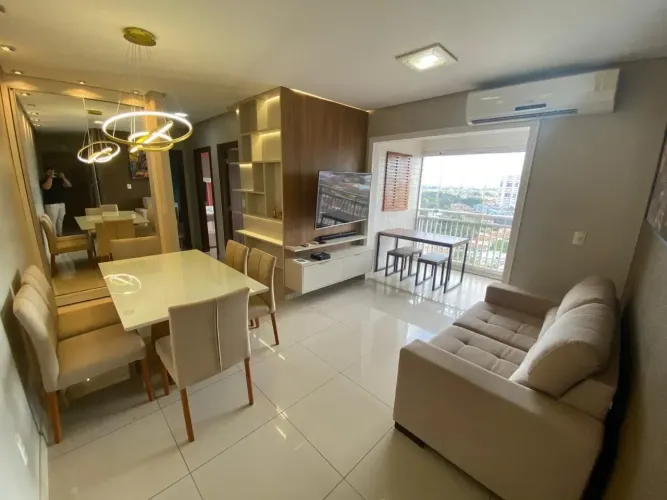 Apartamento Mobiliado Com 03 Quartos na Marambaia