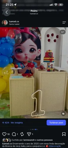 Trio de mesa mdf