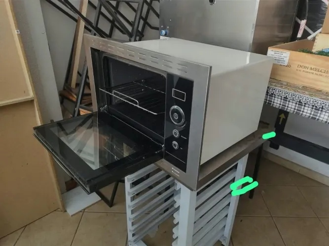 Forno Embutir e Mesa Inox