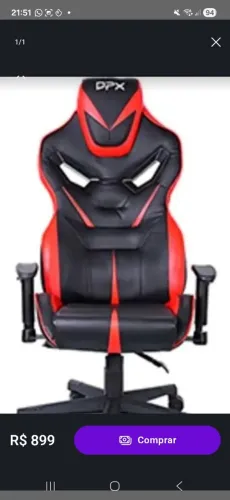 <br><br>? OPORTUNIDADE! CADEIRA GAMER DPX09 NOVA ?