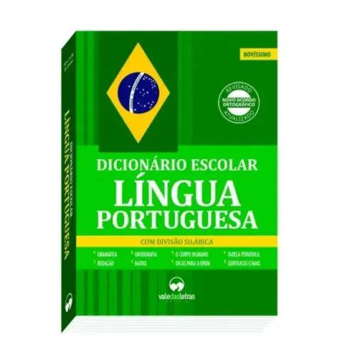 Dicionário Escolar Vale das Letras Língua Portuguesa Usado