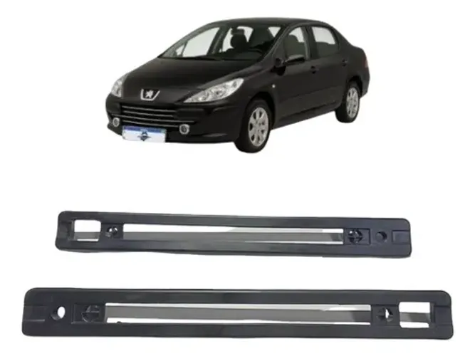 Par Acabamento Trilho Banco Peugeot 307 Sedan 1.6 2009 Uzad0