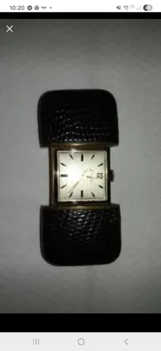 RELÓGIO INGLÊS ANTIGO VINTAGE DE BOLSO DA MARCA LYNCOLN FOLHADO A OURO