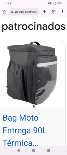 Bag de entregador