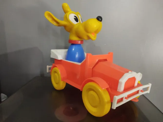 Carrinho Pluto Da Estrela Anos 80 Raridade Original 