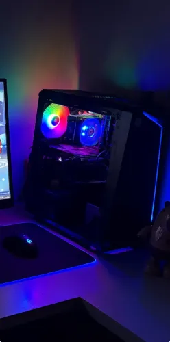 Gabinete hayom RGB com duas fans