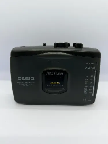 Walkman Casio AS-301R Rádio AM/FM Estéreo Cassete Auto Reverse Funcionando