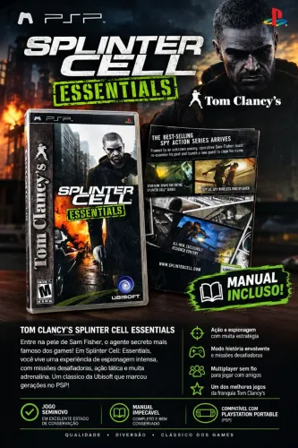 Jogo Tom Clancy?s Splinter Cell: Essentials PSP