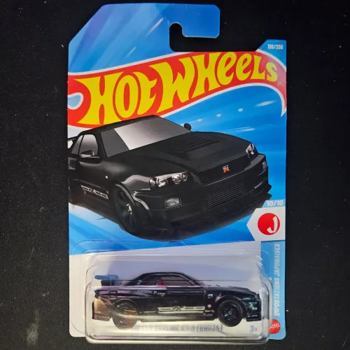 Nissan Skyline R34 Preto HotWheels