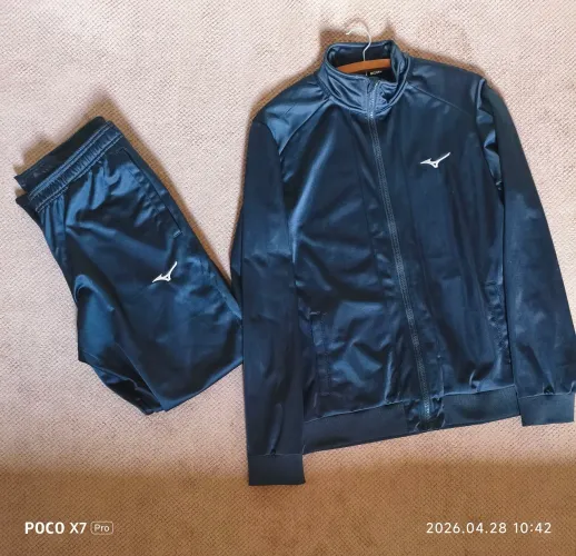 Conjunto Agasalho Mizuno Original Preto Masculino - Só Foi Usado 1Vez