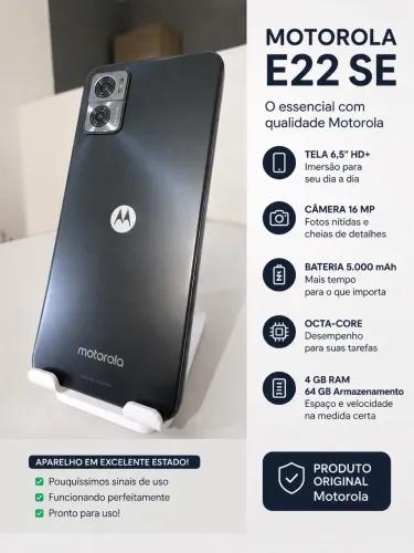 Celular motorola moto e22