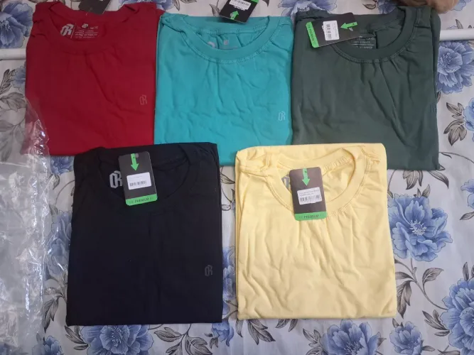 Kit 05 camisas plus size masculina G4