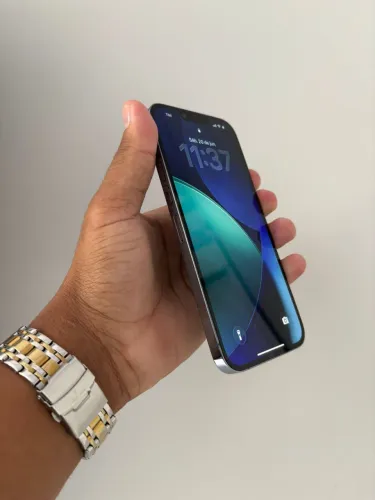 iPhone 13 Pro Max 128GB! Face ID OK. Funcionando tudo perfeitamente.
