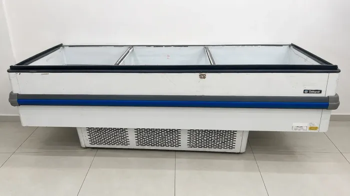 Ilha Expositora para Congelados e Resfriados da marca Gelopar 
