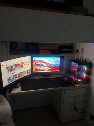 PC Gamer - Ryzen5 5500 + RX 7600 + 32GB Ram + nvme 1TB + Aorus Elite B550 + 2 monitores