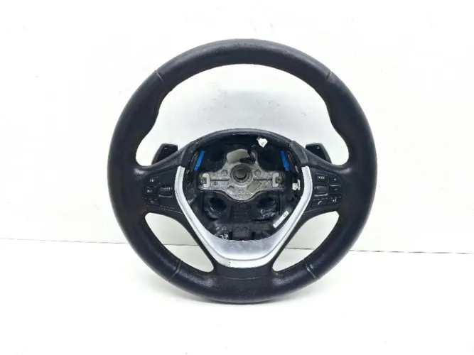 Volante Aro Direção C Comando Bmw 320i Gt 2.0 2014 2015 Preto