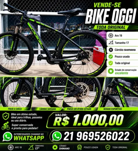 Vendo Bike Oggi(Hacker Sport) aro 29 - tamanho 17