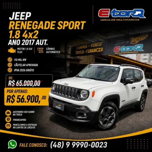 Jeep Renegade Sport 1.8 4X2 Flex 16V Aut. 2017