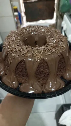 Bolo caseiro de chocolate