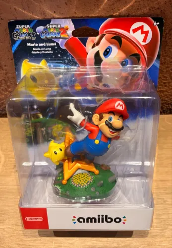 Mario Amiibo Edição Especial Super Mario Galaxy Nintendo Lacrado