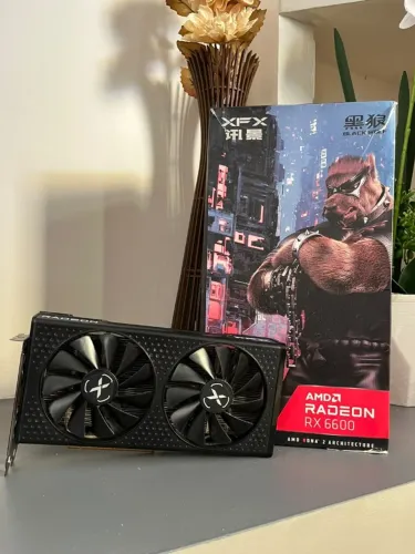 RX 6600 8GB XFX - PERFEITA! Muito FRIA!
