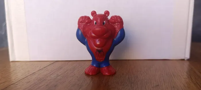 BONECO ACTION FIGURE TIGRE TONY HOMEM ARANHA SPIDER MAN PROMOCIONAL KELLOG'S MARVEL 2012