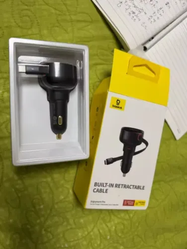 Carregador de Carro Retrátil Baseus USB-C 60W