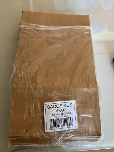 Saco papel kraft 5kg