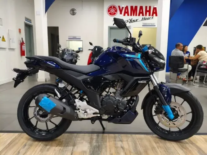 FZ15 Fazer 150 Flex 0km azul2026 **Entrada R$0,00 ou R$11.500,00 para taxa 0**
