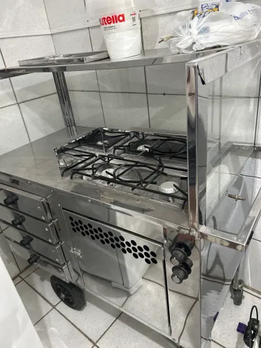 Carrinho para vender lanches profissionais de qualidade