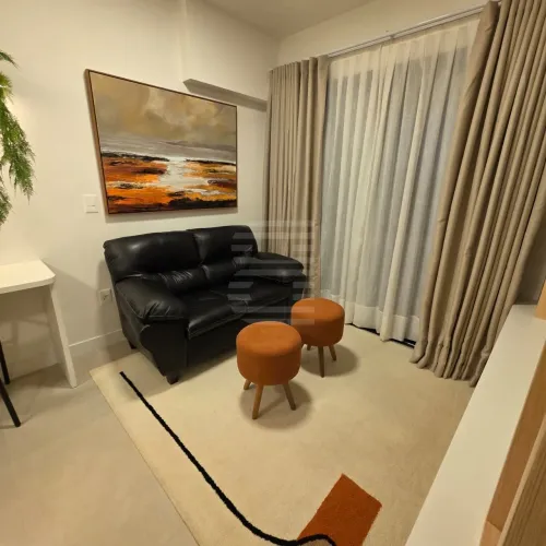Apartamento para alugar no mobiliado, 1 dormitório, 1vaga