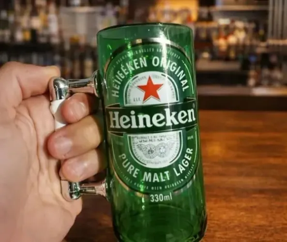Jogo de 6 canecas da Heineken 